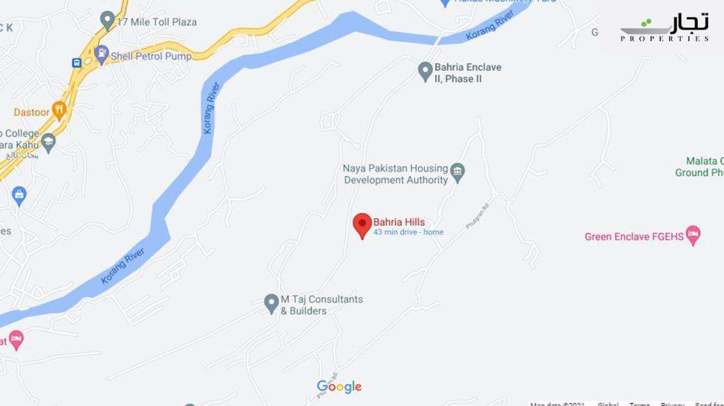 Bahria Hills Islamabad Location: